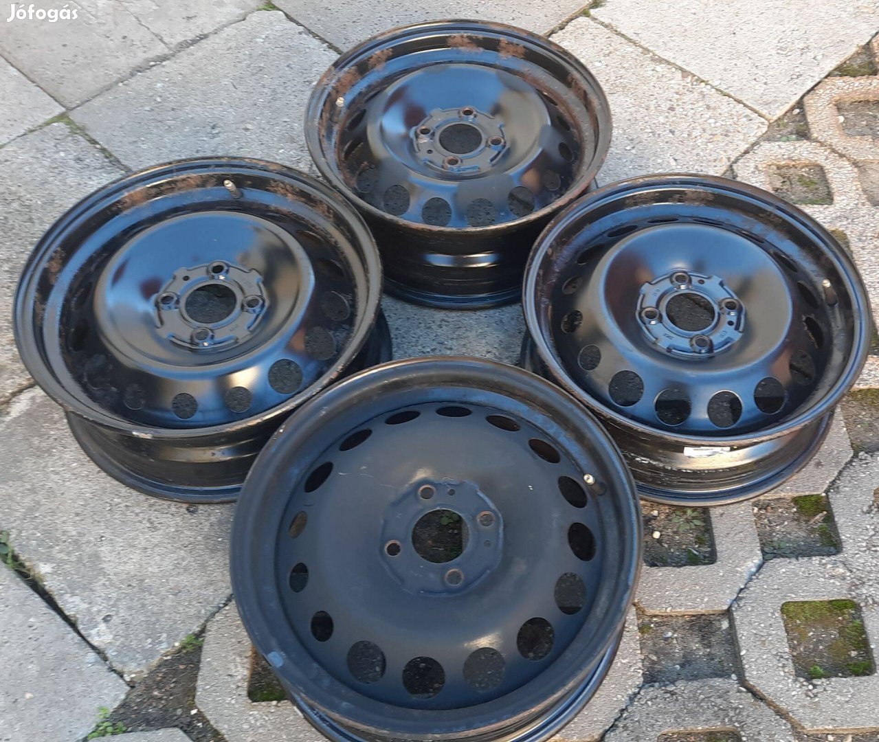 4x100 Renault Eredeti Acélfelni 15" Kétszéles