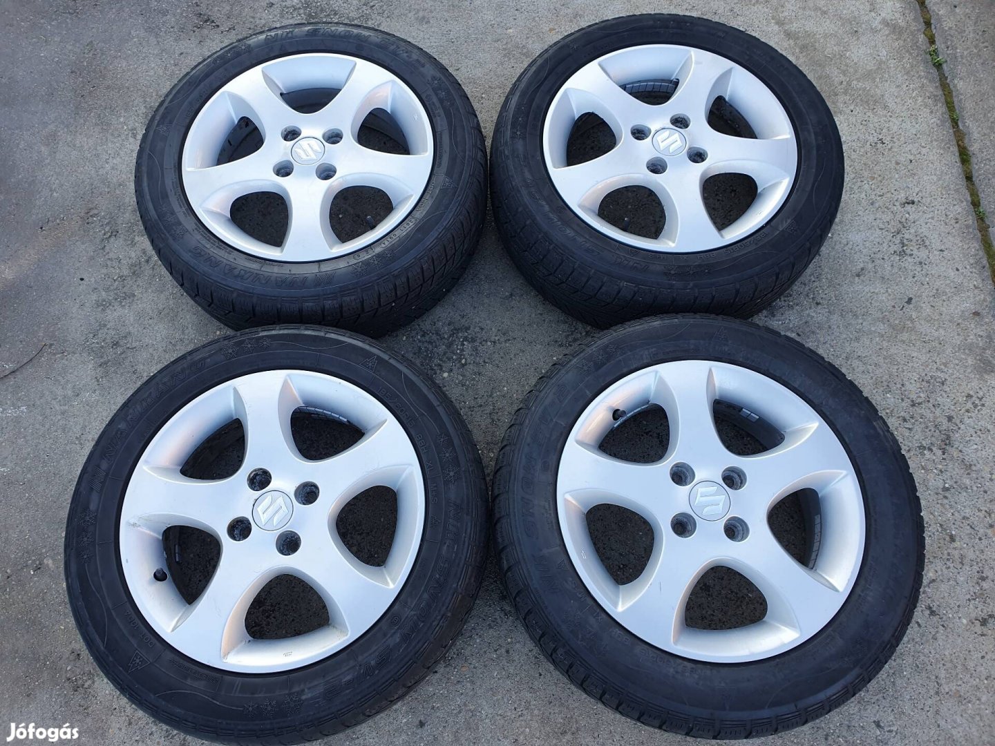 4x100 Suzuki Swift baleno alufelni 5,5x15 ET45 15 15"