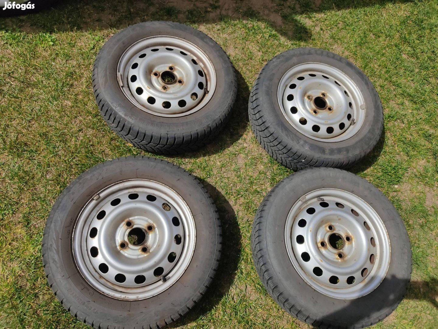 4x100 acélfelni, felni 175/65 R14 téligumival