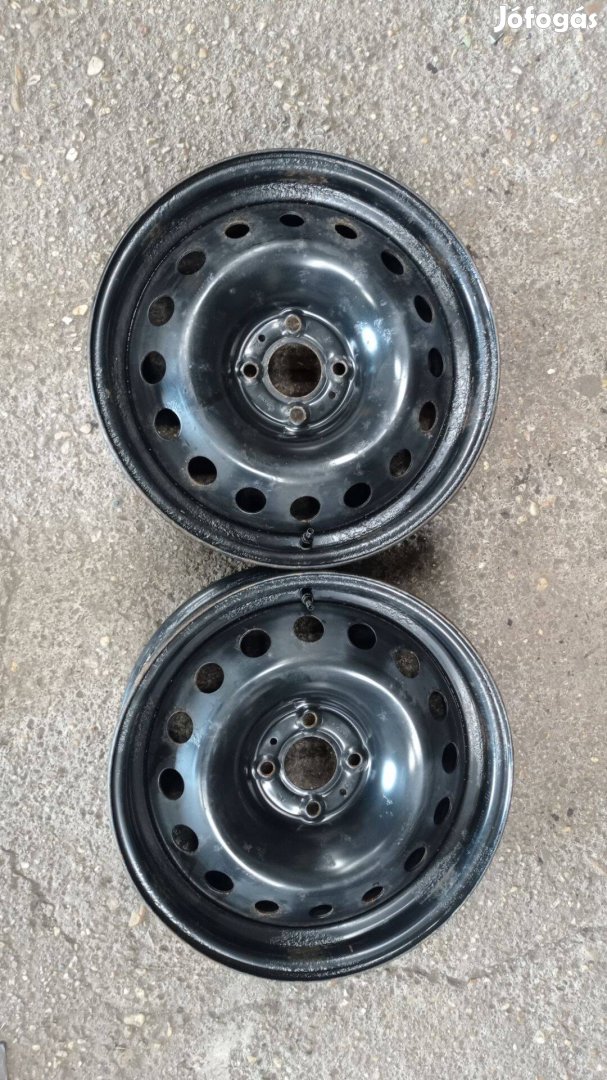 4x100 lyukosztású 2db 16 colos használt Renault acél felni olcsón