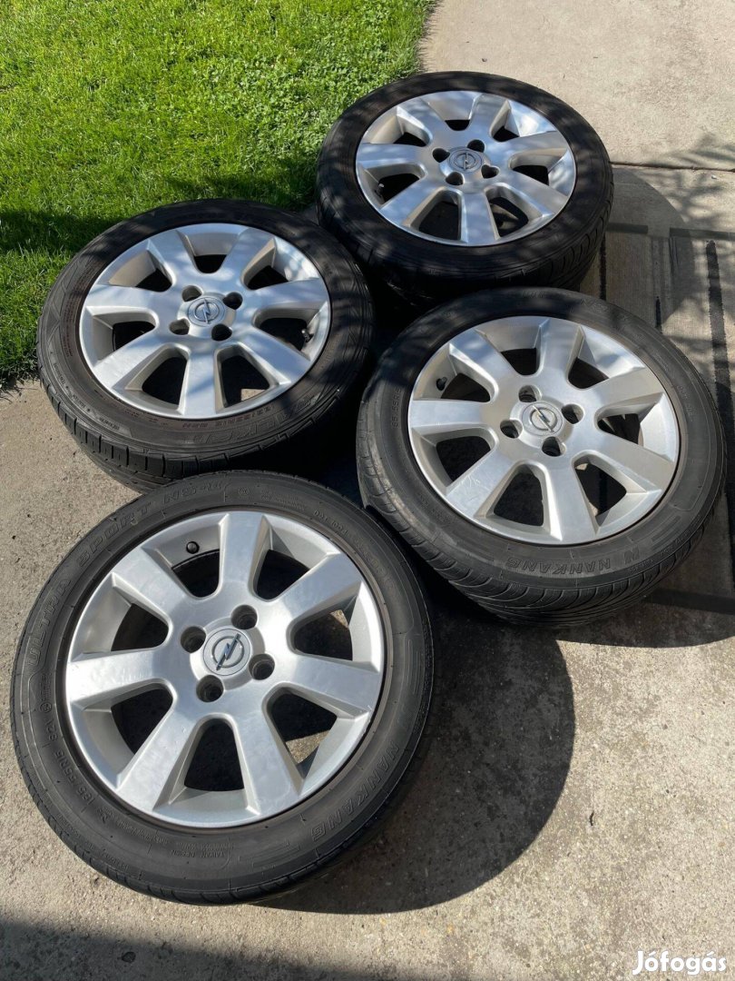 4x100 osztókörös Opel alufelnis kerekek 15" méretben