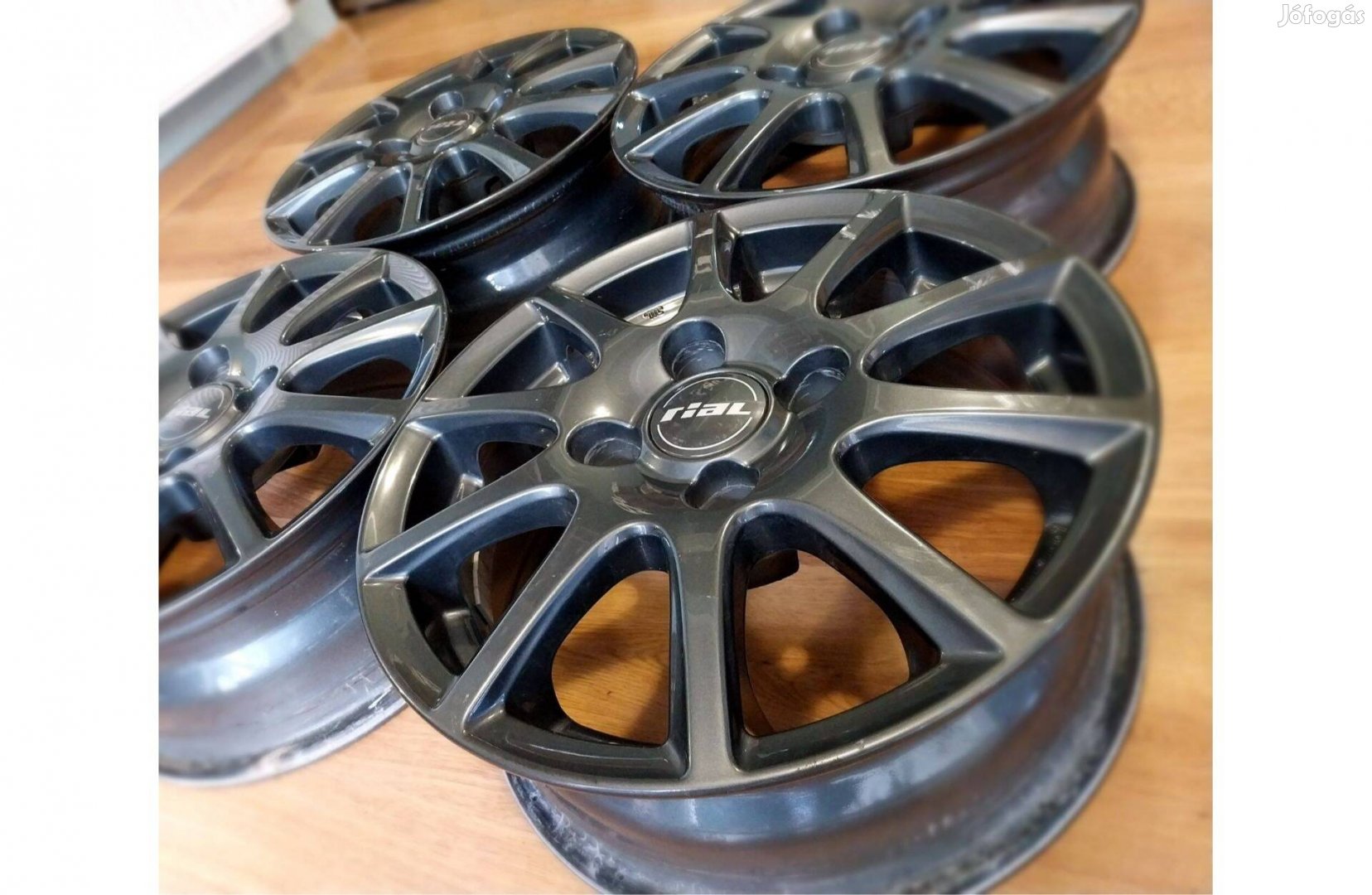 4x108 14" Rial Milano használt alufelni garnitúra /Peugeot, Citroen/