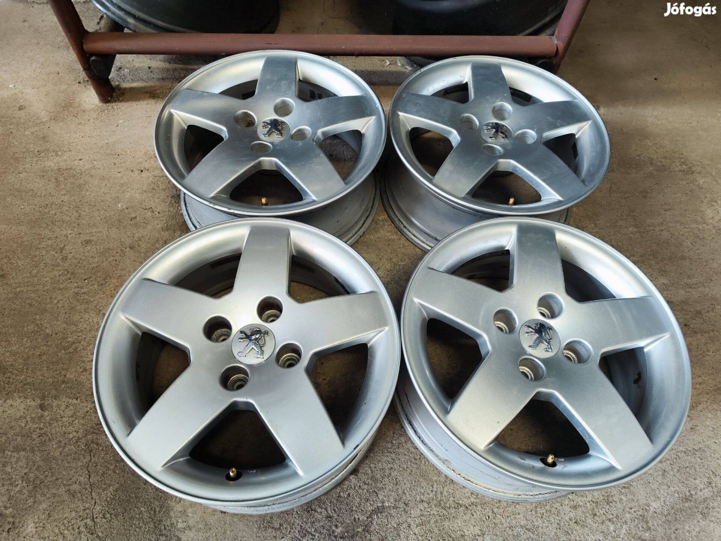 4x108 15" Gyári Peugeot Alufelni Felni 90Garage #1078
