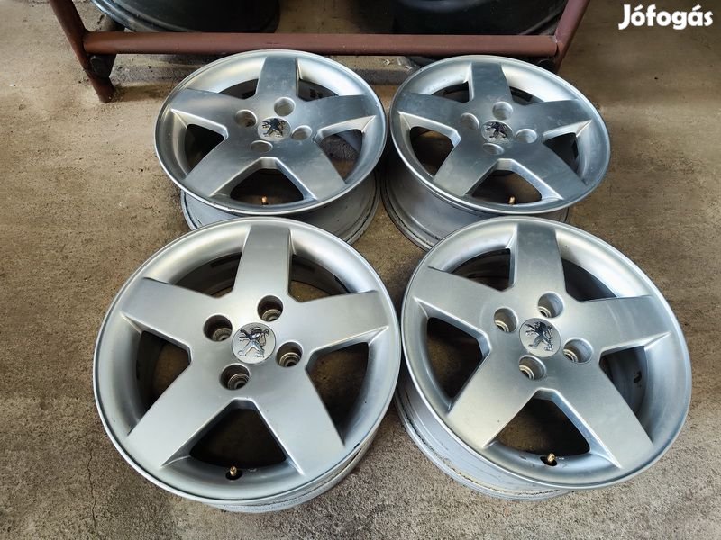 4x108 15" Gyári Peugeot Alufelni Felni 90Garage #1078