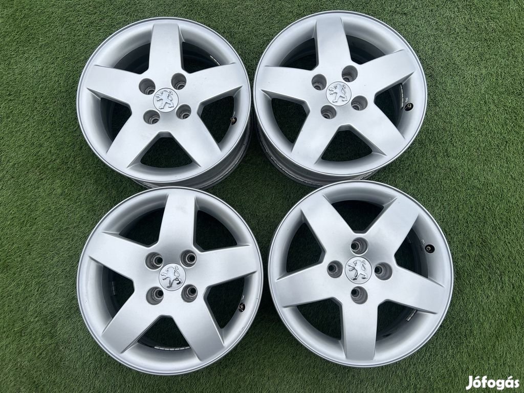 4x108 15" Peugeot gyári alufelni 6Jx15h2 ET23