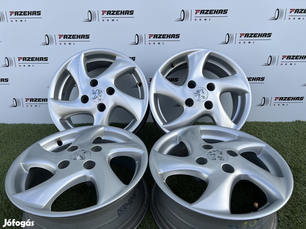 4x108 15" Peugeot gyári alufelni 6Jx15h2 ET28