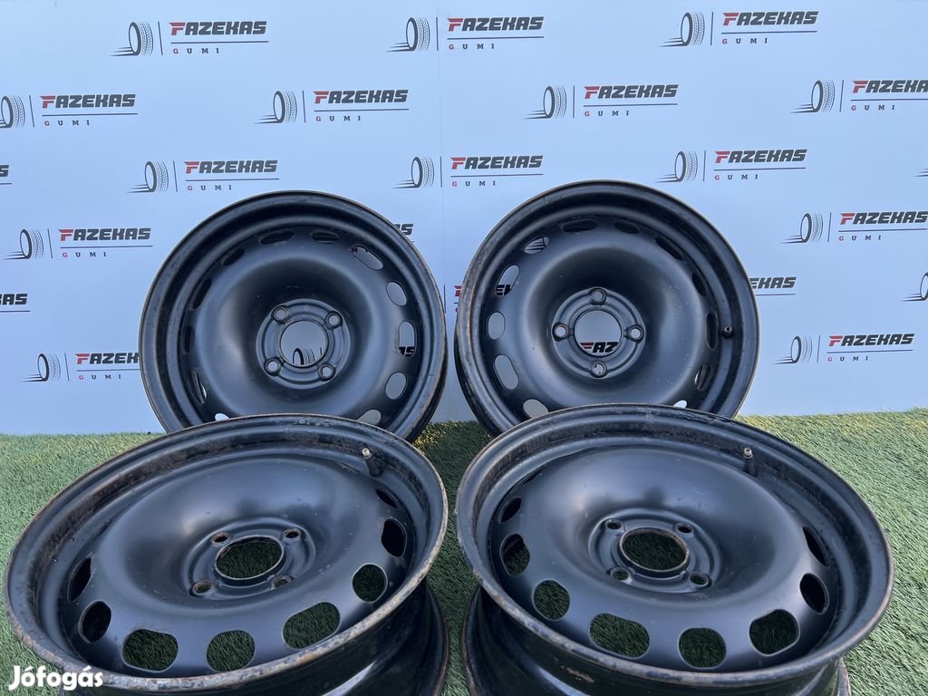 4x108 15" Peugeot gyári lemezfelni 6,5Jx15h2 ET27