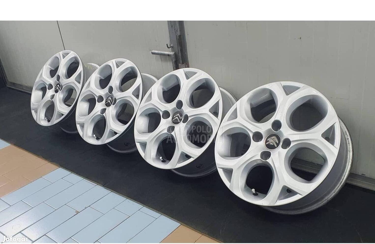 4x108 16" Citroen DS3 gyári alufelni garnitúra - Újrafényezett