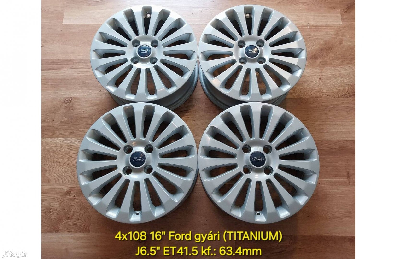 4x108 16" Ford Fiesta gyári alufelni garnitúra