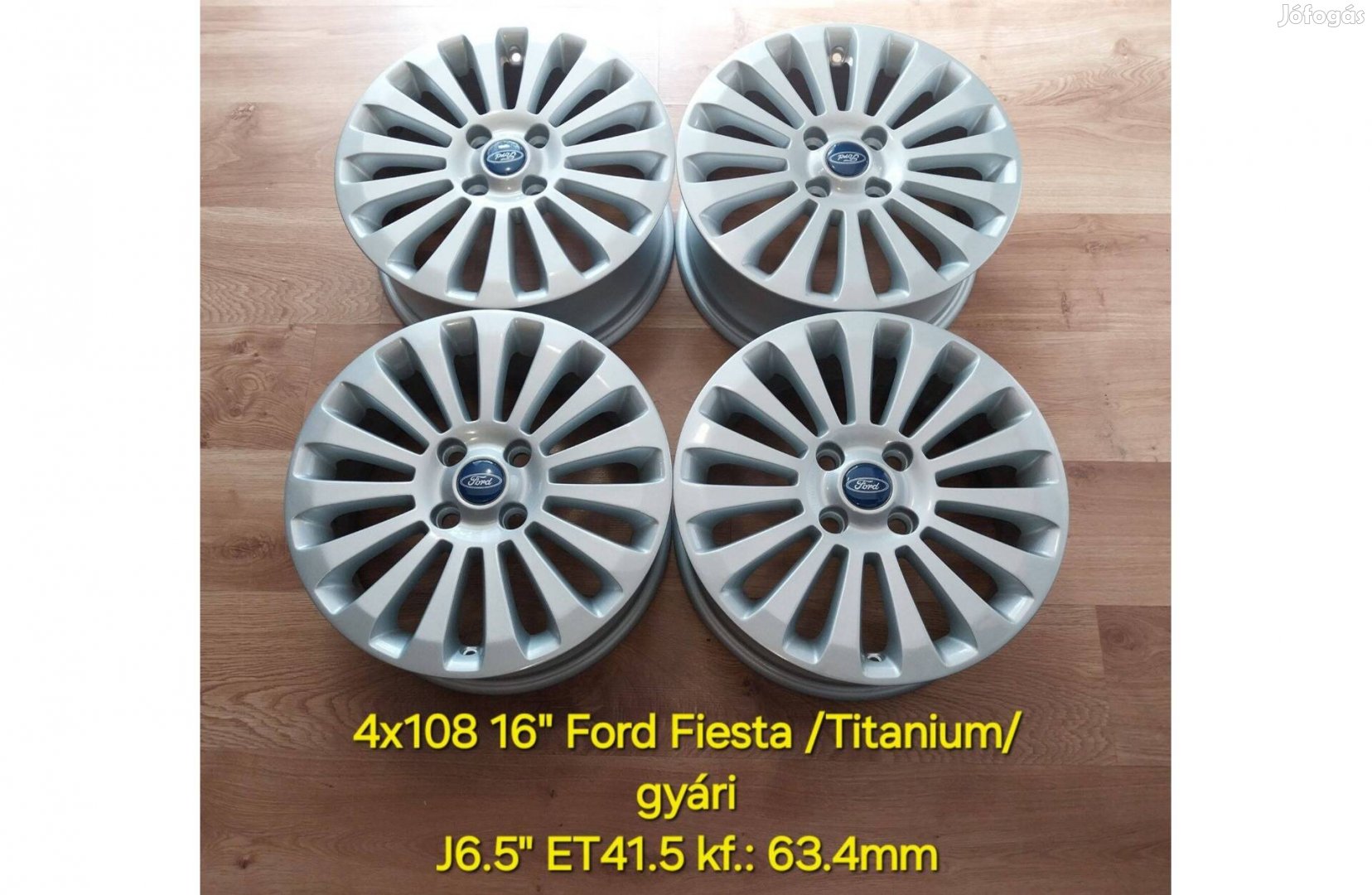 4x108 16" Ford gyári /Titanium/ alufelni garnitúra