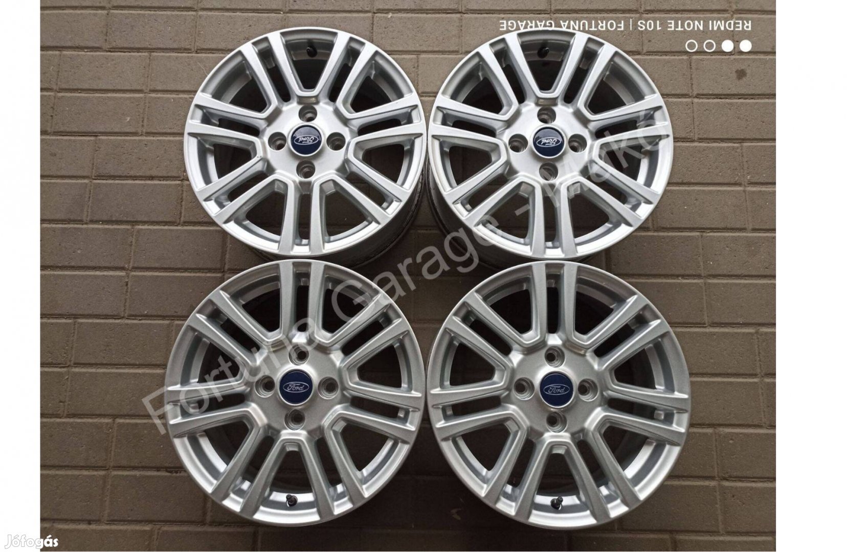 4x108 16" Ford újszerű alufelni garnitúra +Tpms