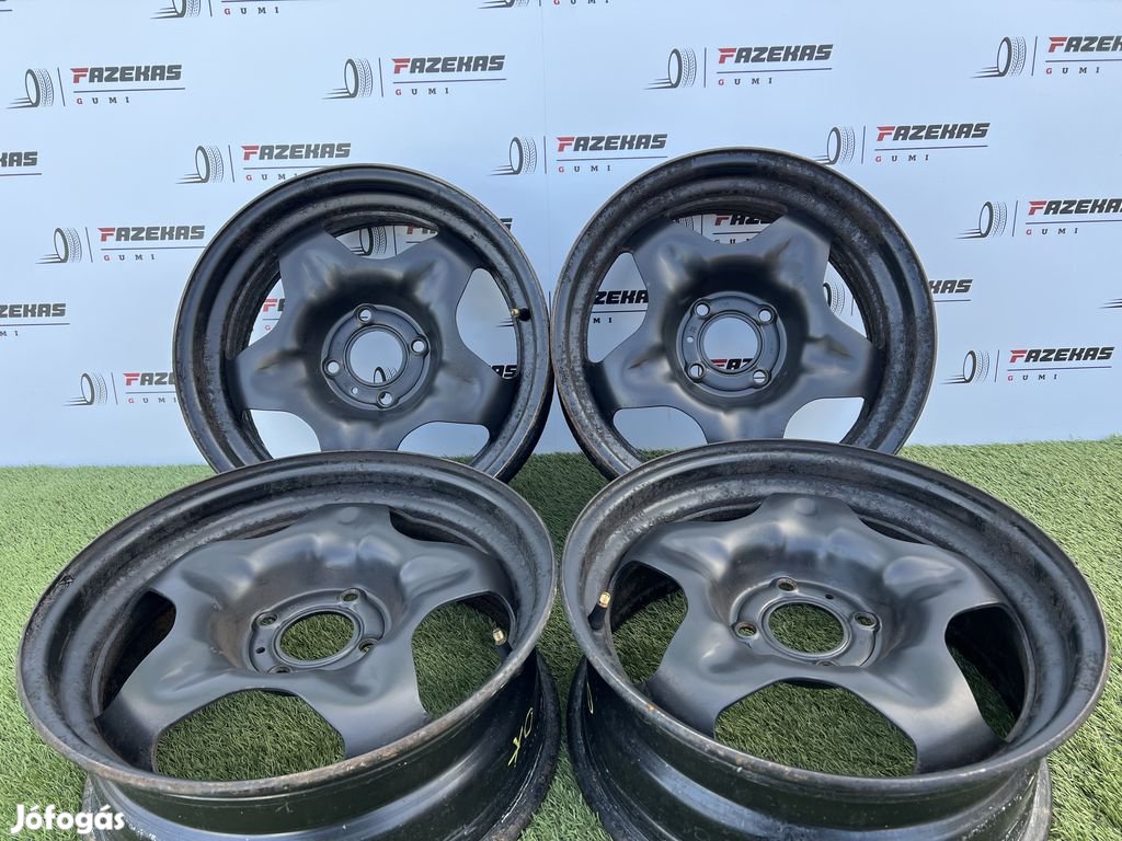 4x108 16" Peugeot struktur gyári lemezfelni 6,5Jx16h2 ET20