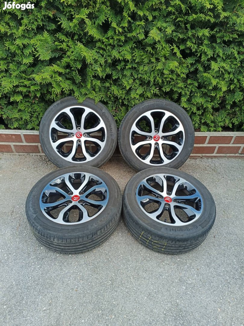 4x108 17 / 17" Citroen, Peugeot, DS alufelni 225/50 R17 nyári gumi