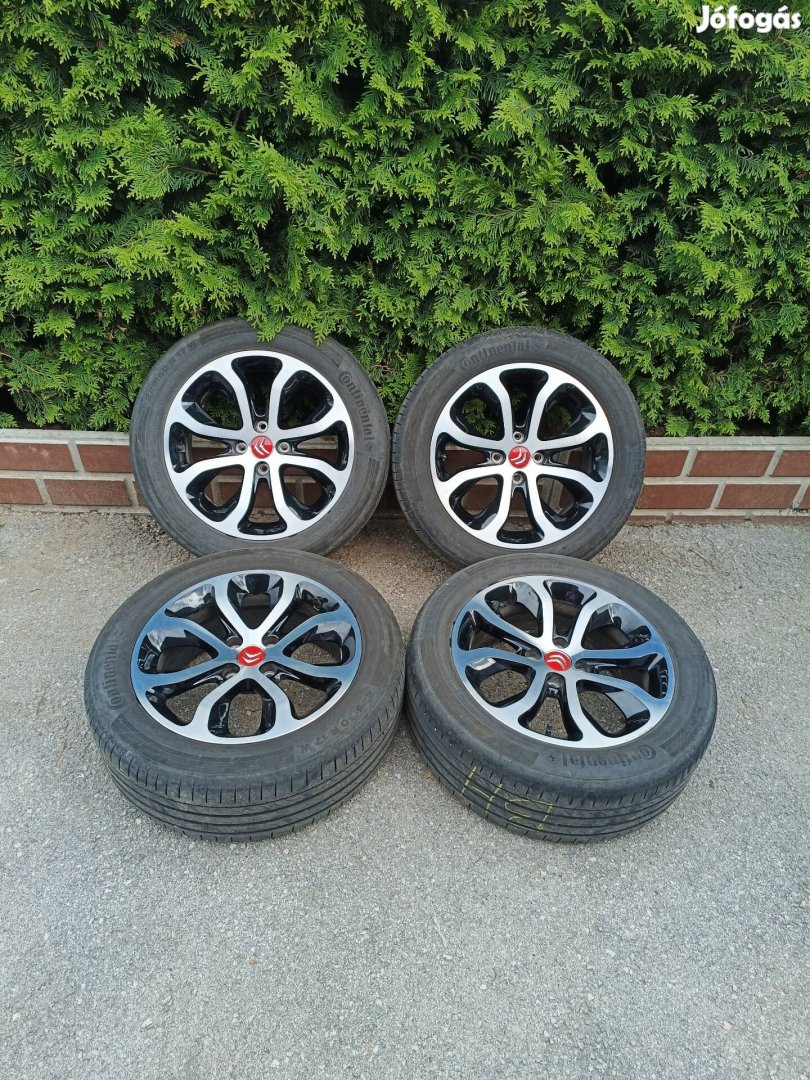 4x108 17 / 17" Citroen, Peugeot, DS alufelni 225/50 R17 nyári gumi