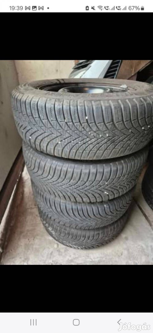 4x108 66,1 lemezfelni szett 205/65r15 firestone 2020 év vége téligumik