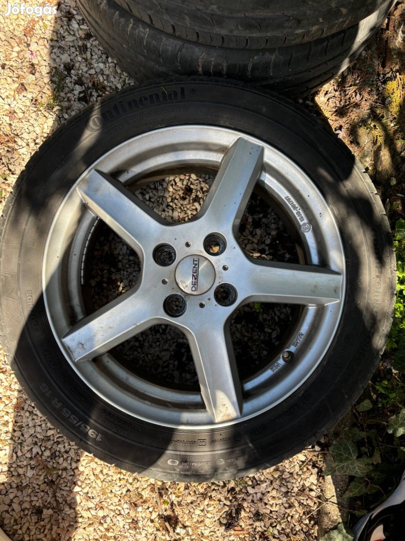 4x108 alufelni 195/55 16 nyári gumival