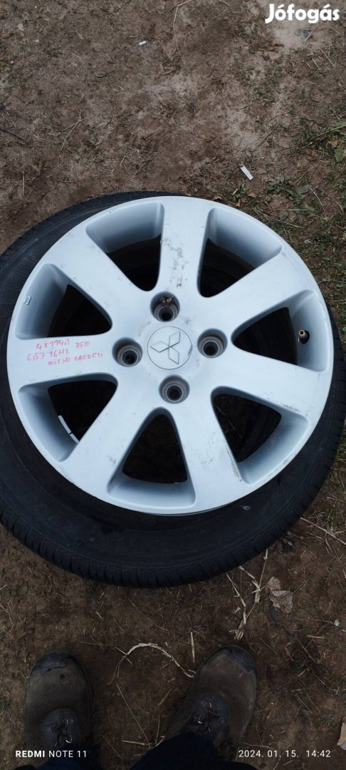 4x114.3 as R16 os eredeti  mitsubishi 
