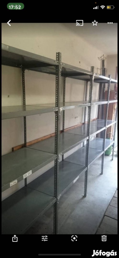 4x4.polcos dexion salgo polc 915x305.mm polcokkal 2.m magas