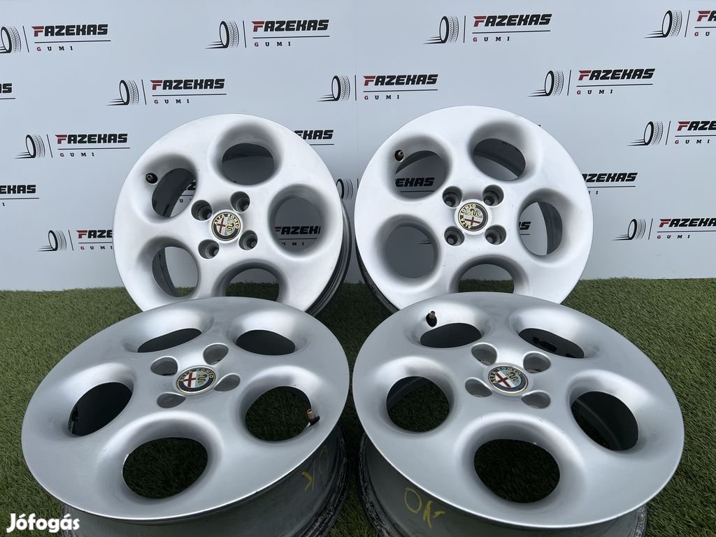 4x98 15" Alfa Romeo gyári alufelni 6Jx15h2 ET49,5