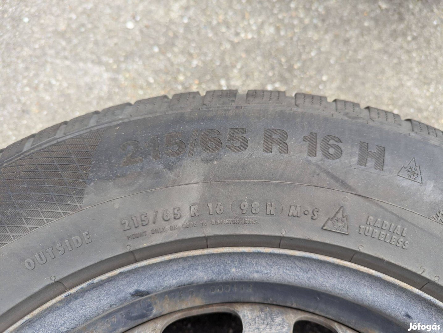 4x Continental Wintercontact TS850 215/65R16 téli gumi felnivel Mazda6