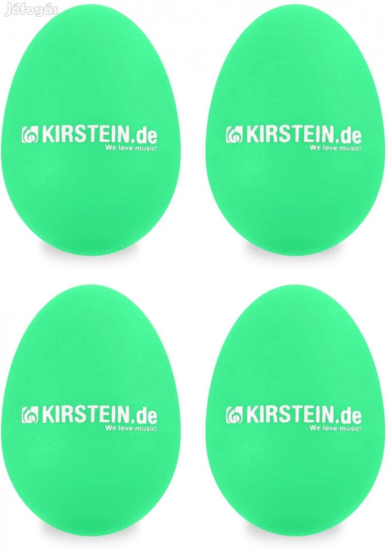4x Kirstein ES-10G Tojás Shaker Zöld, Közepes-Súlyos Készlet