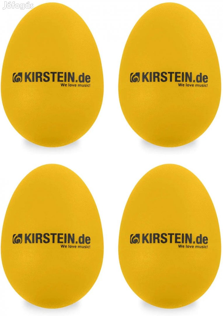 4x Kirstein ES-10Y Tojás Shaker Sárga, Nehéz Készlet