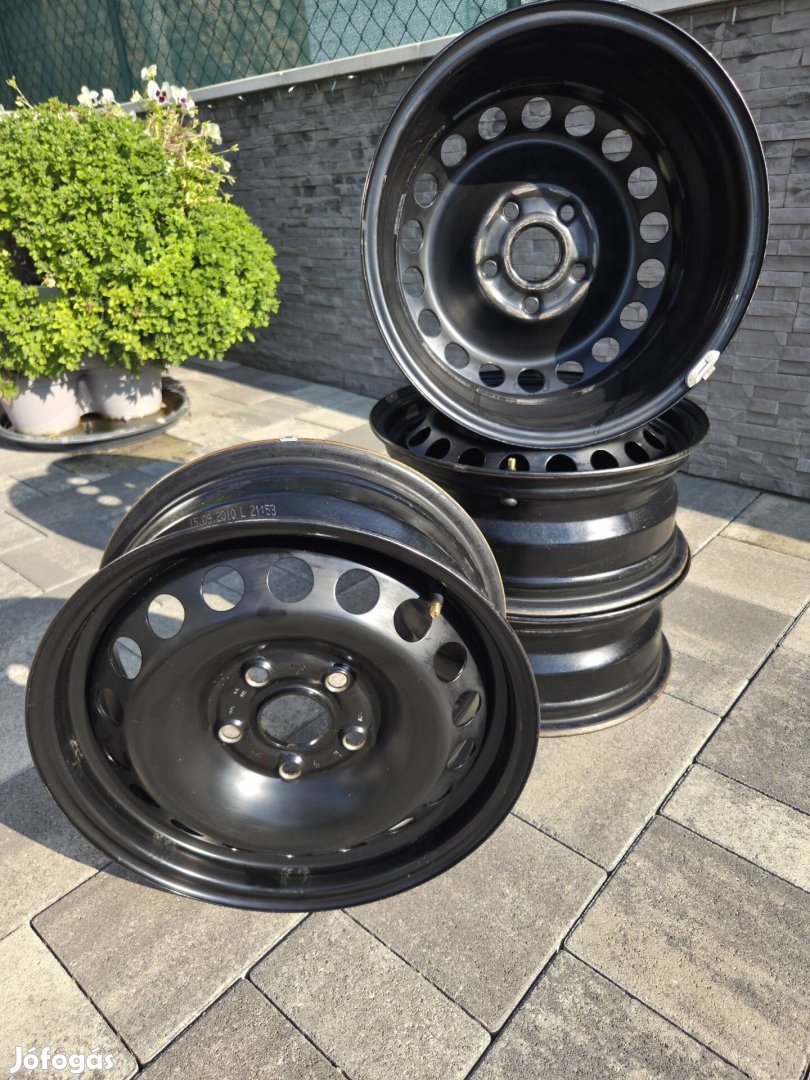 4x VW 15" lemezfelni 5x112 