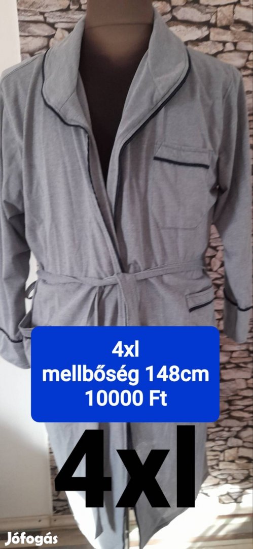 4xl férfi vékony köntös