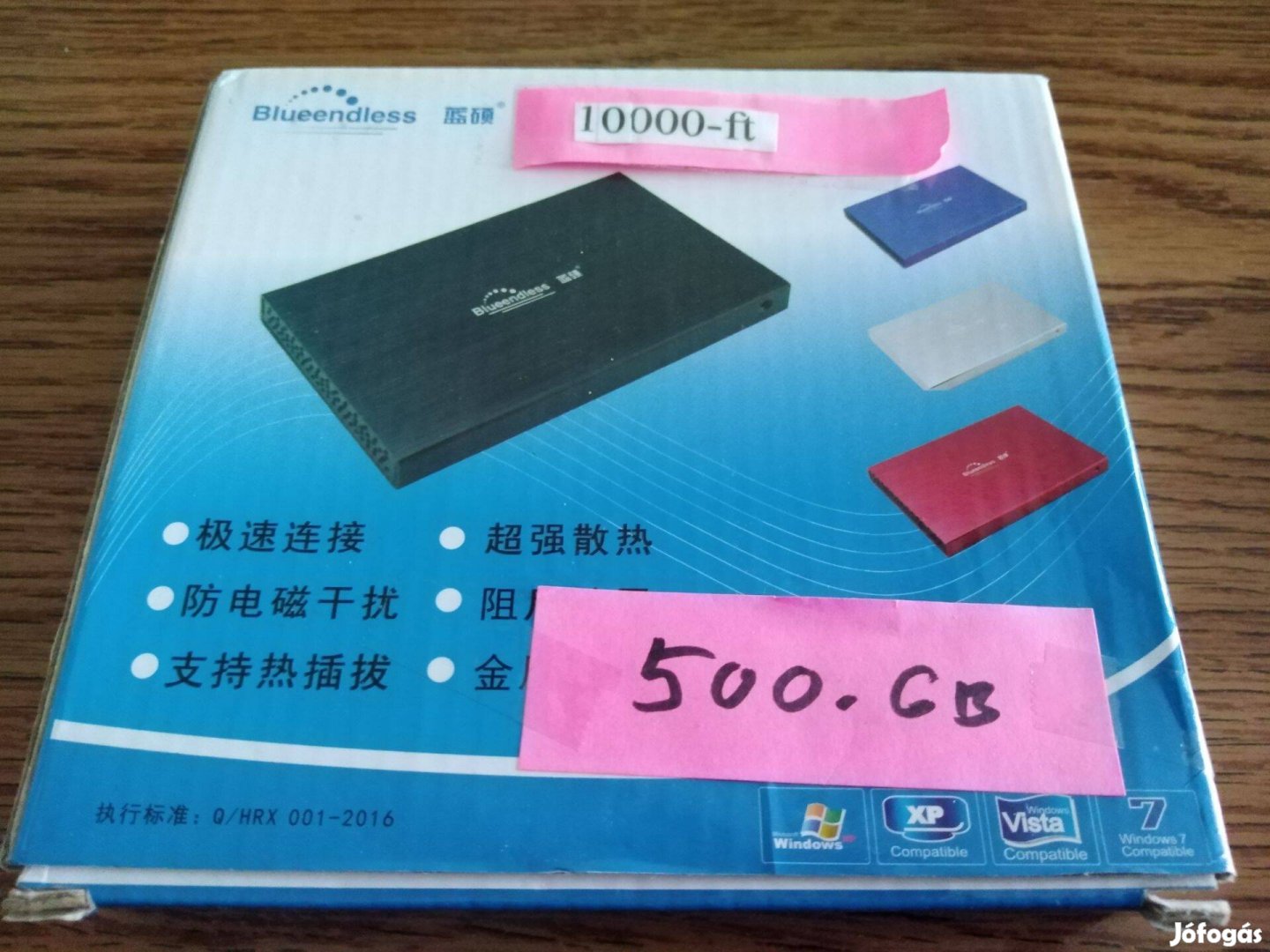 500GB-2,5 SATA Merevlemez -7000FT