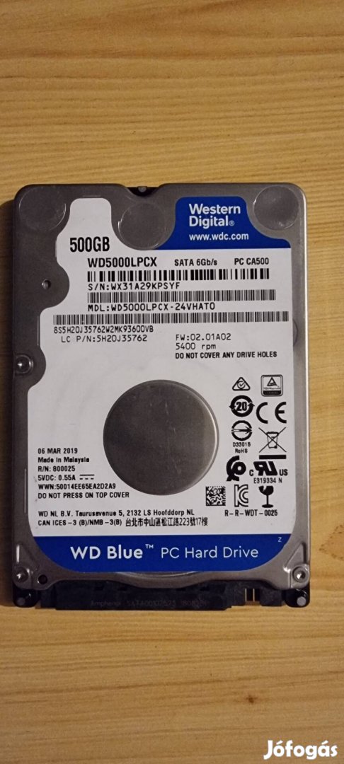 500GB HDD Western Digital