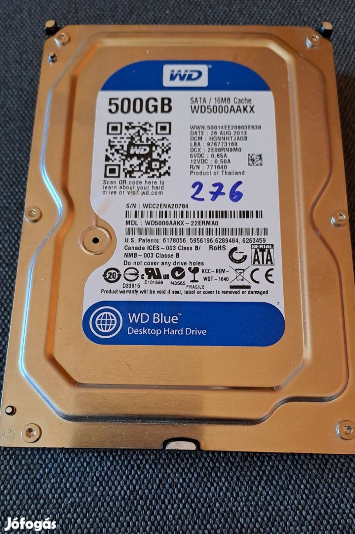 500GB sata hdd