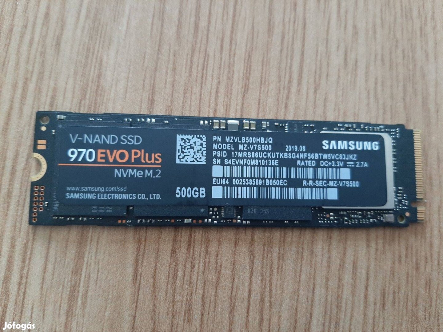 500Gb-os Samsung szupergyors Nvme SSD újonnan. Postázom is!