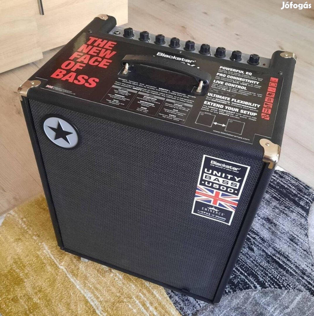 500 Watt-os Basszus Erősítő (Blackstar Unity)