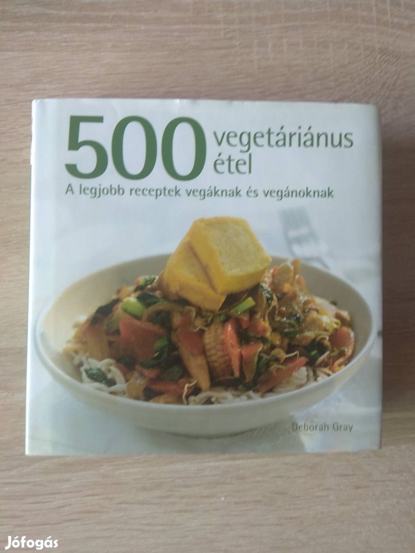 500 vegetáriánus étel című könyv 