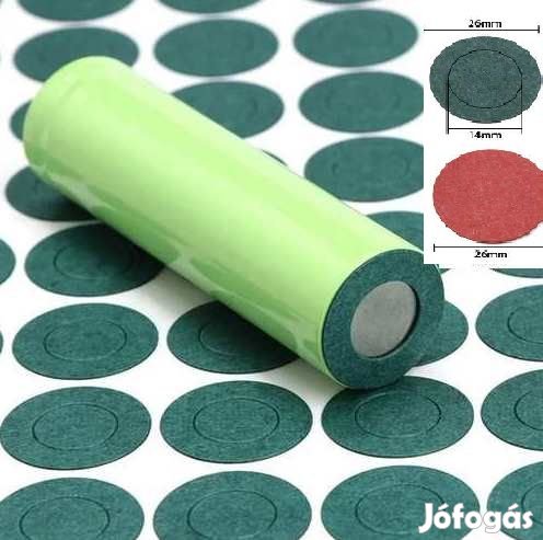 500db Öntapadós Cellaszigetelő 26650 Akkumulátorokhoz (5178)