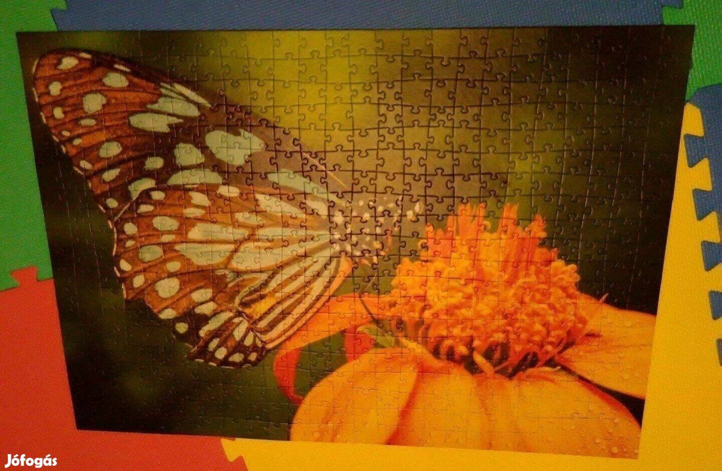 500db-os puzzle kirakó pillangó pillangós kép Új