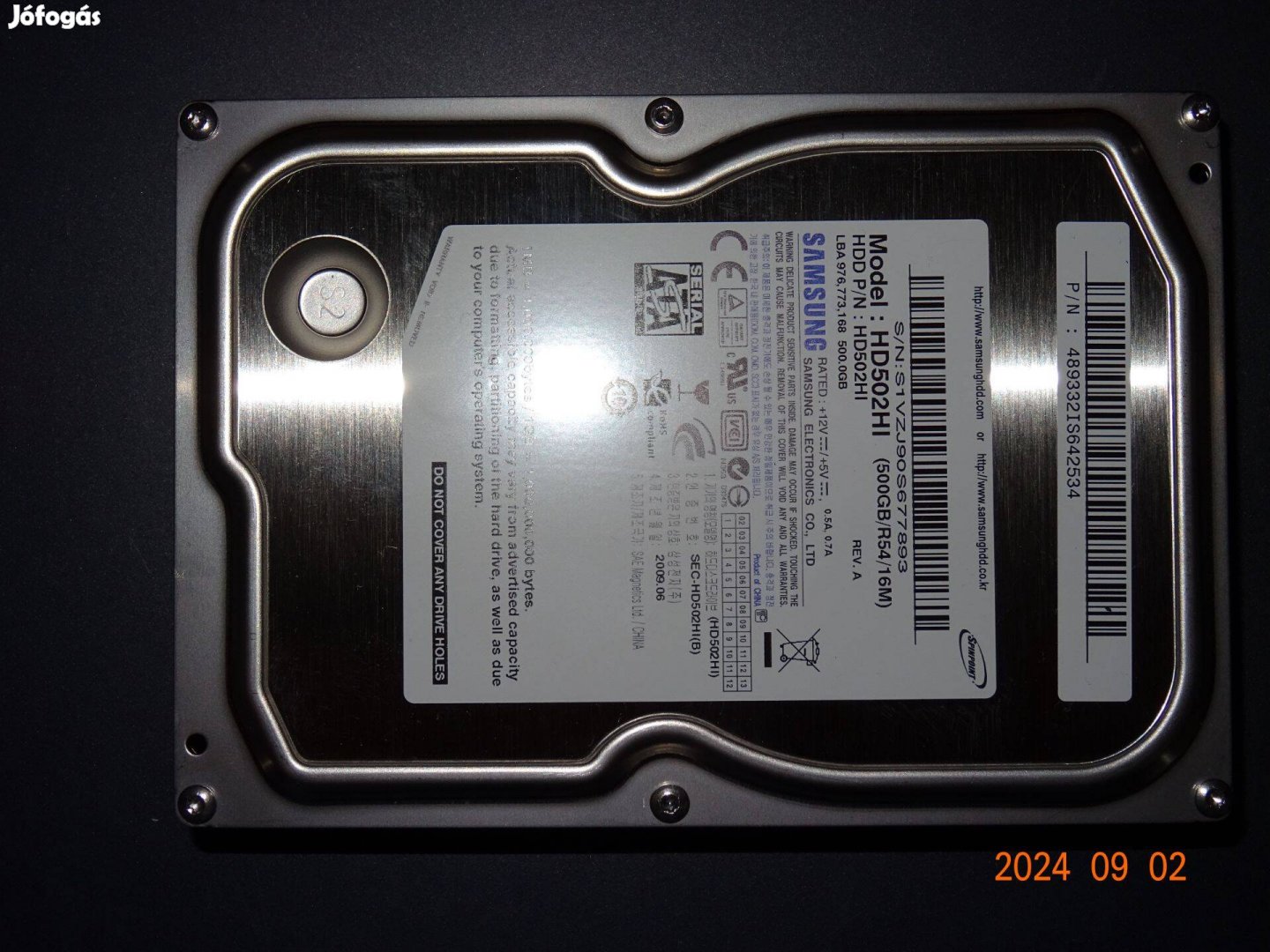 500gb 3,5" hdd