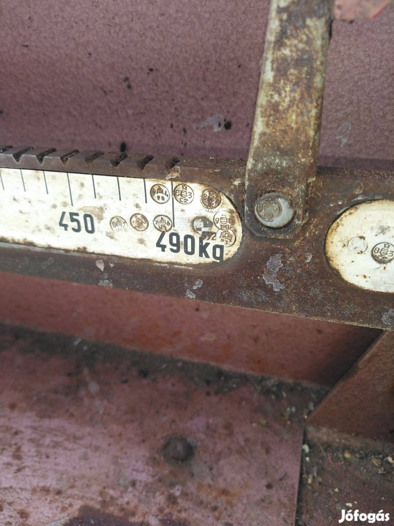 500kg fém mázsa