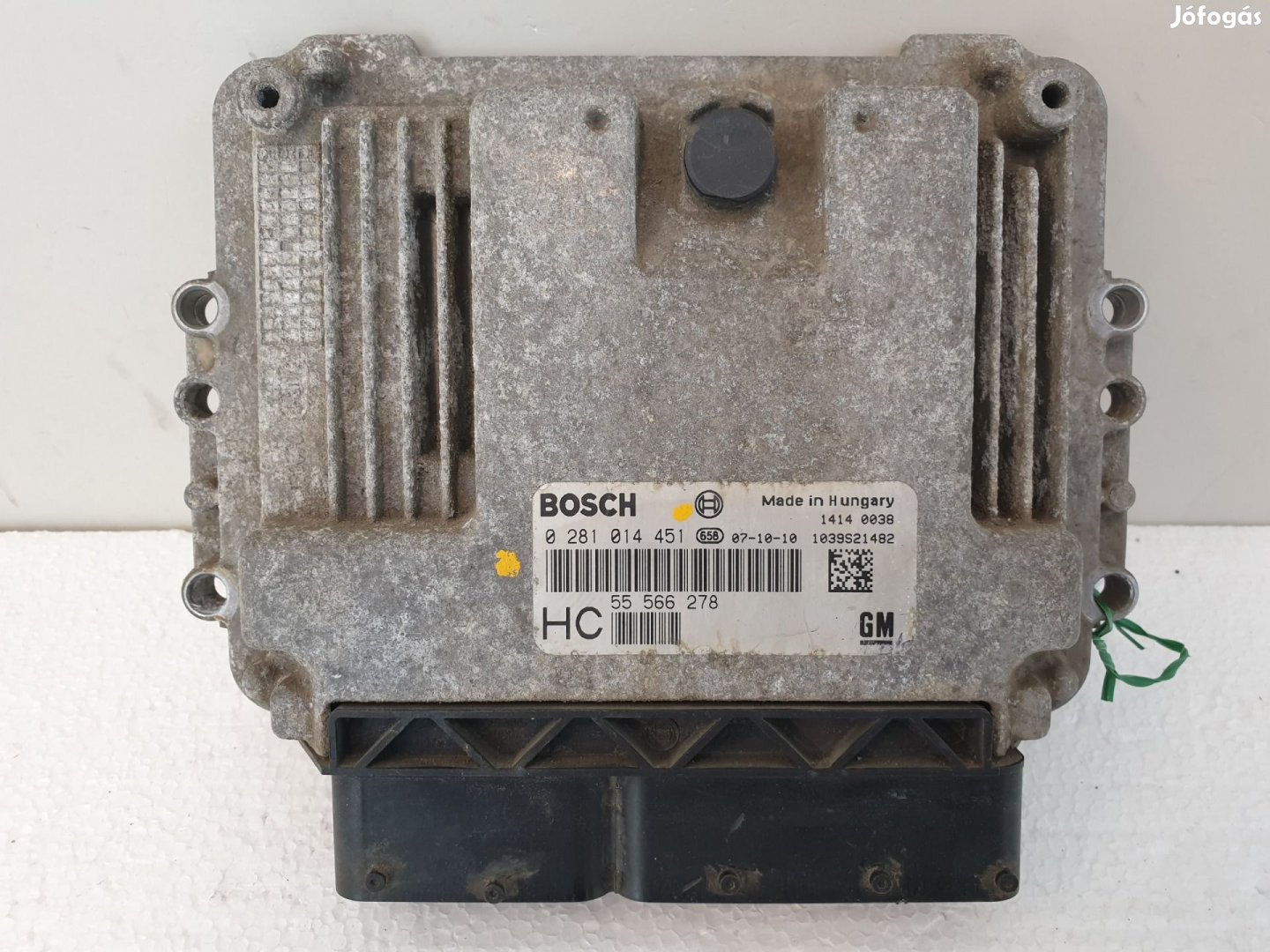 502852 Opel Astra H, 2007, Motorvezérlő, Ecu, 55566278, 0281014451