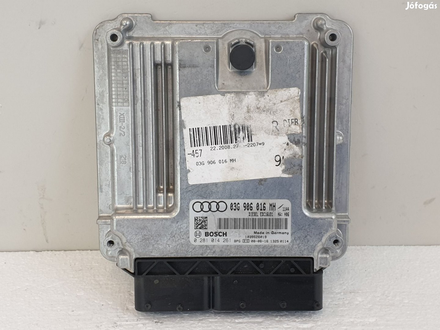 502914 Audi A6 C6, 2008, Motorvezérlő, Ecu, 0281014261, 03G906016MH,