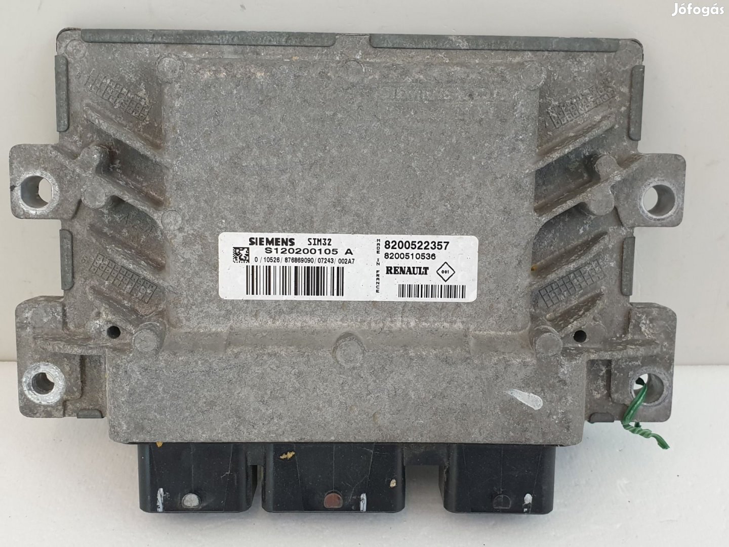 502946 Renault Clio 3, 2010, Motorvezérlő, Ecu, S120200105A,