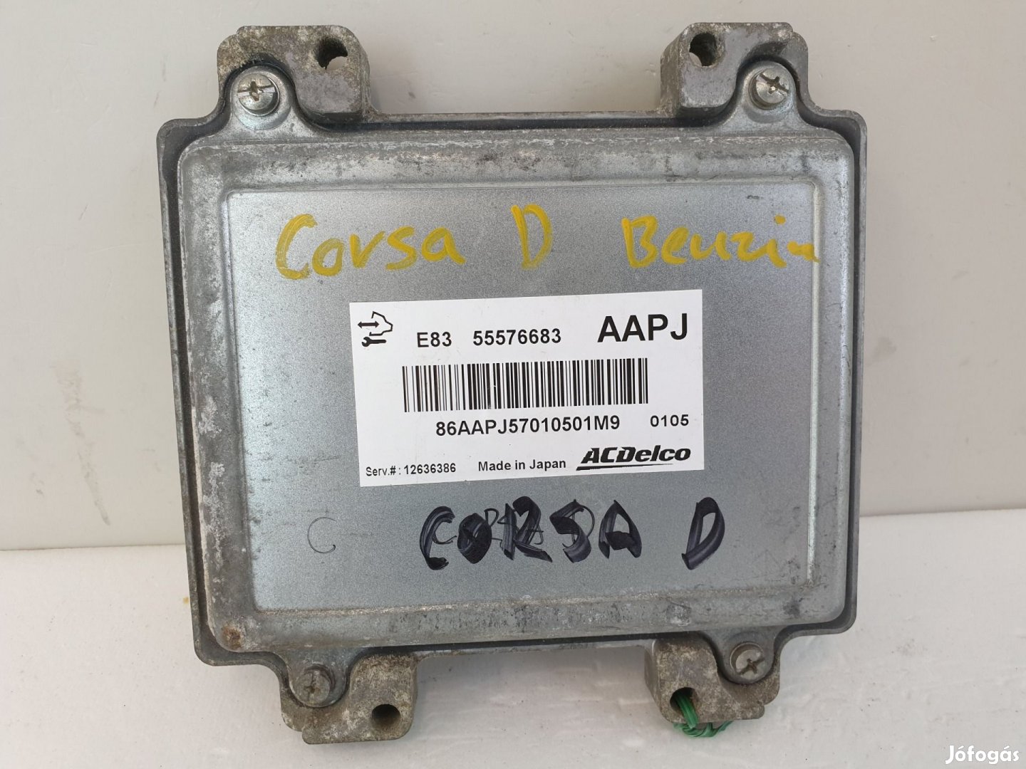 502977 Opel Corsa D,  Motorvezérlő, Ecu, 12636386, 55576683,