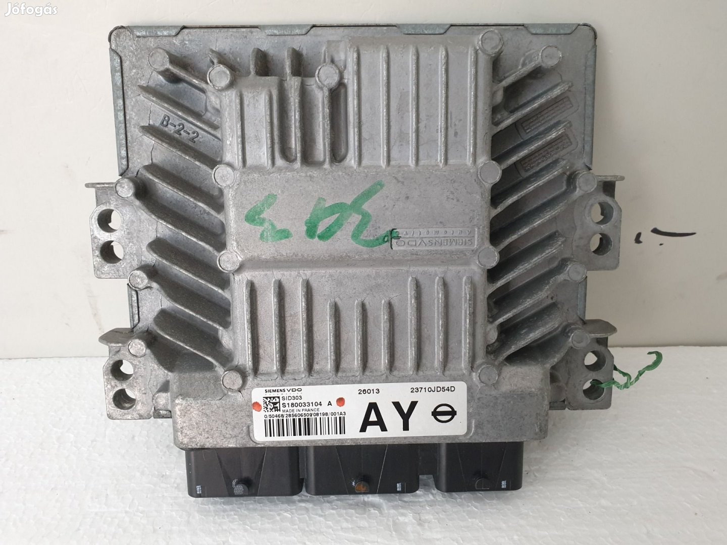 503799 Nissan Qashqai, Motorvezérlő, Ecu, S180033104A, 23710JD54D,