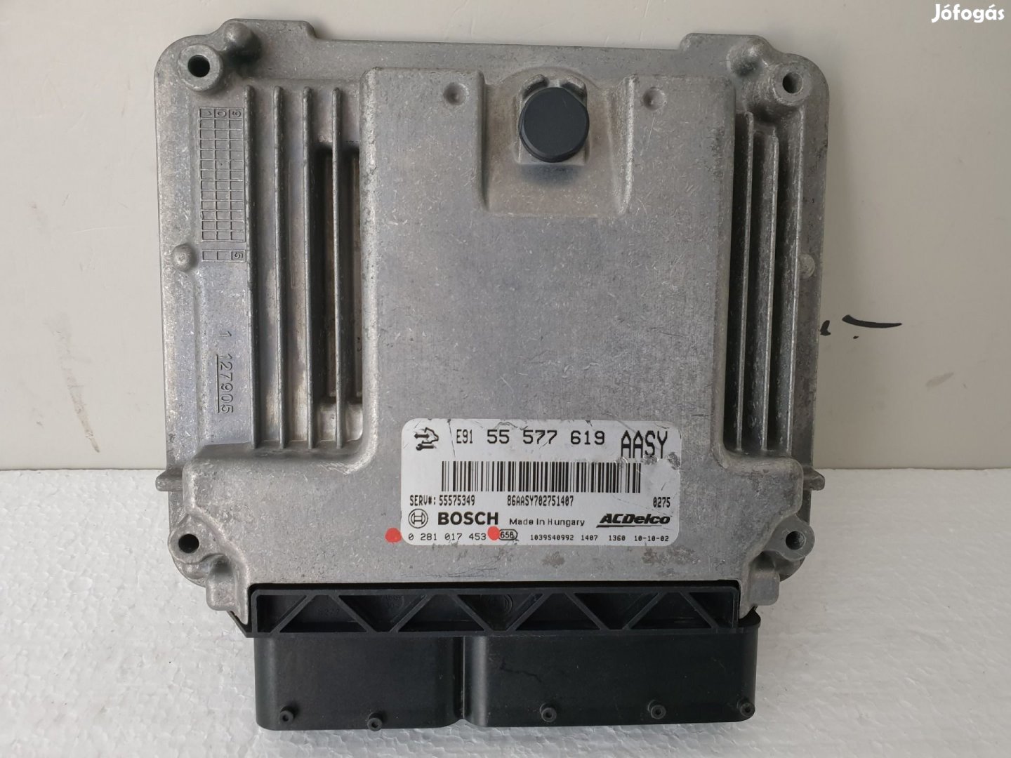 503829 Opel Insignia 2010, Motorvezérlő, Ecu, 0281017453, 55577619,