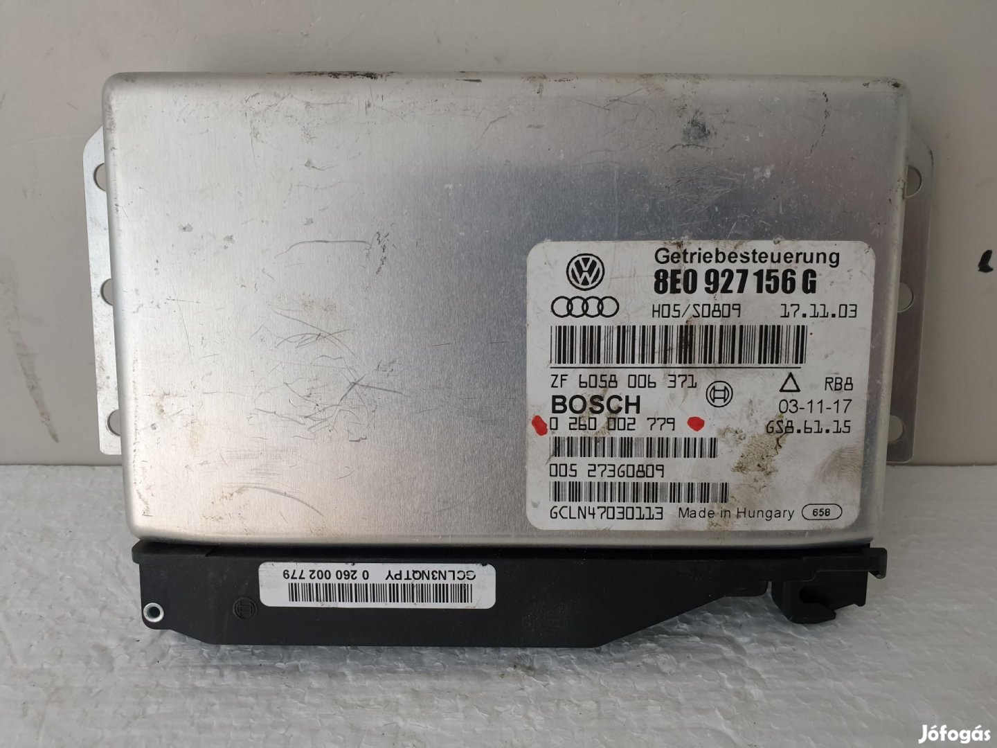 503845 Audi A4 B6, 2003,  Automataváltó Vezérlő Elektronika,