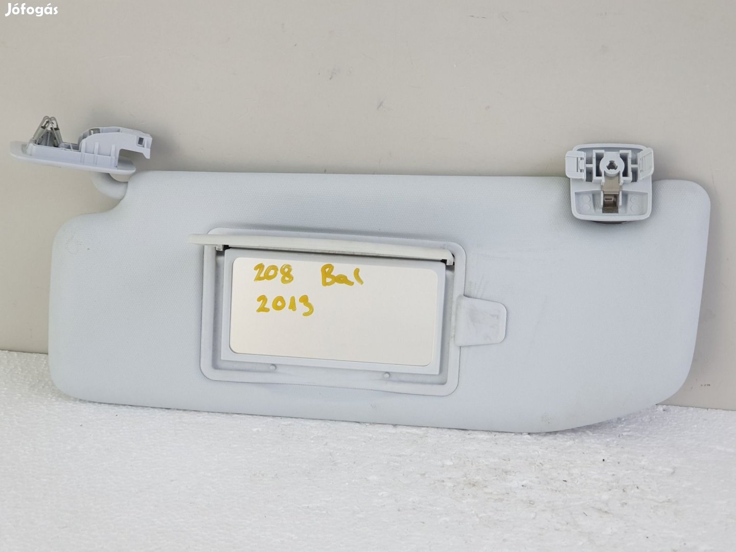 504175 Peugeot 208, Bal Napellenző. Tükörrel Szerelt.