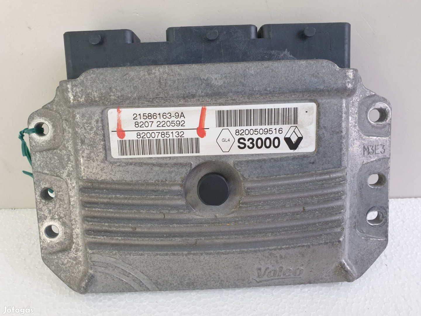 504306 Renault Megane 2, 2006, Motorvezérlő, ECU, 8200758132,