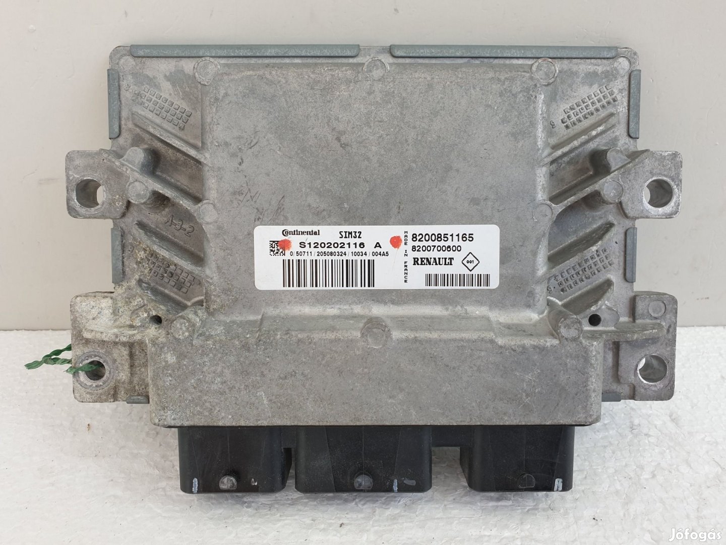 504382 Renault Modus 2008, Motorvezérlő, ECU, S120202116A,