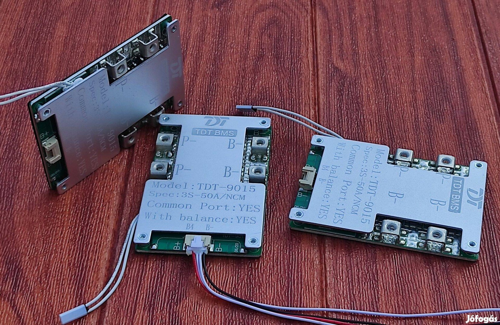 50A 3S 11.1V BMS áramkör hőmérsékletmérővel Li-ion akkumulátor pakkhoz