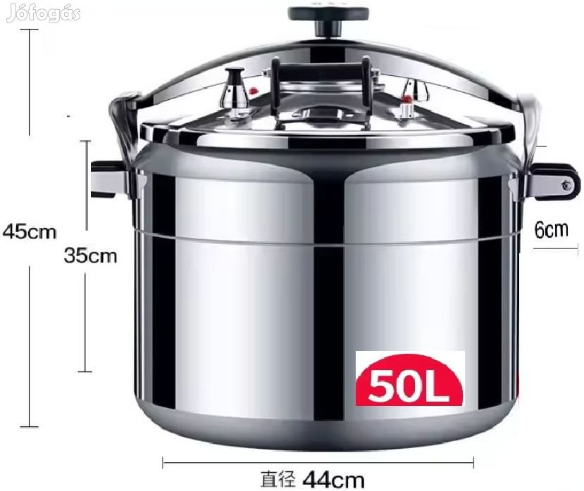 50Literes Gyorsfőző, Kukta 15psi 1bar (6158)